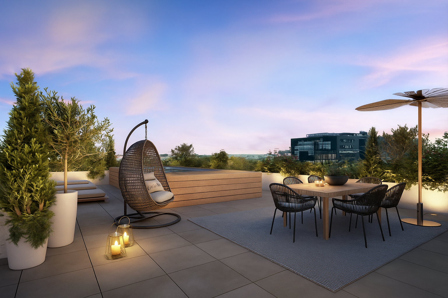 Rooftop T4 PISCINE - 2 GARAGES - Nouvelle Mairie MONTPELLIER